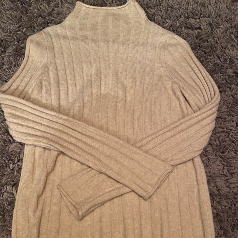 Madewell cream sweater turtle neck M